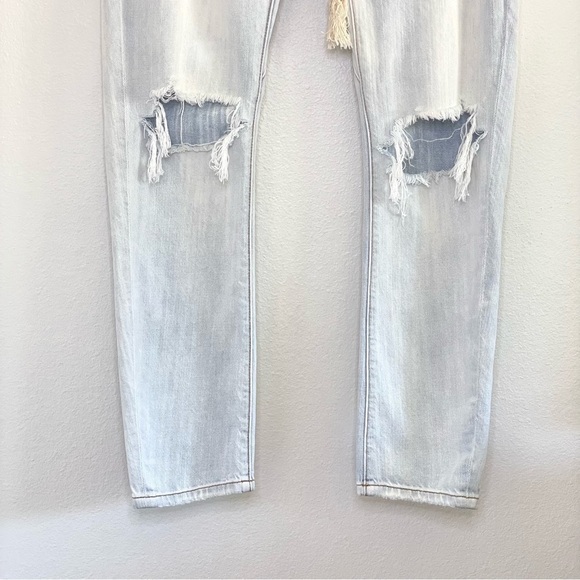 One Teaspoon Shabbies Drawstring Boyfriend Distressed Denim Jean Brando XS - Picture 8 of 16